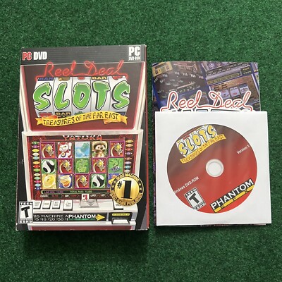 Reel Deal Slots: Treasures of the Far East (PC DVD-ROM) 2009  Brand New Open Box