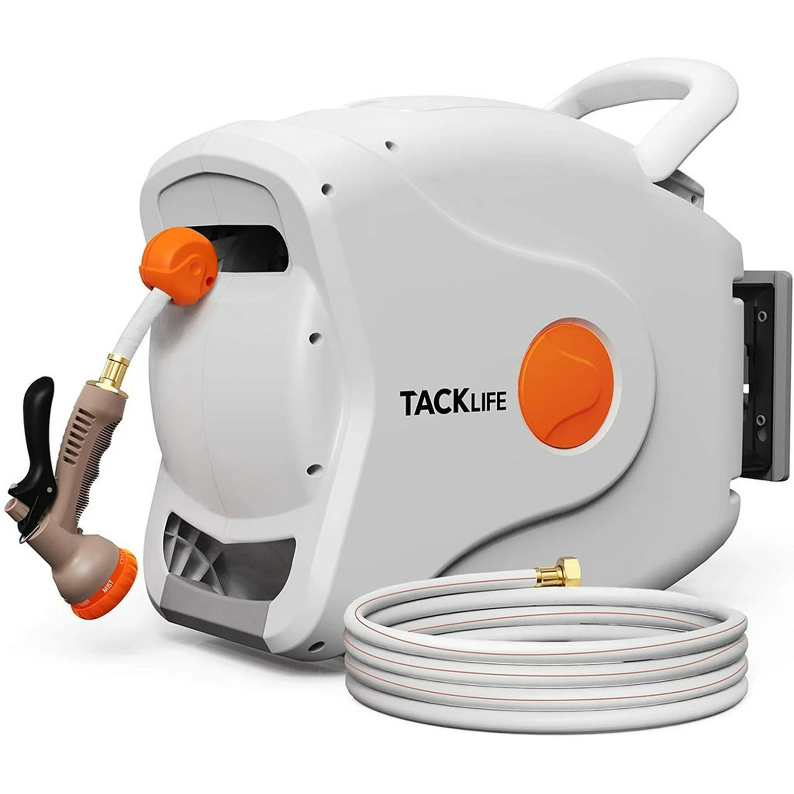 TACKLIFE Retractable Garden Hose Reel 1/2