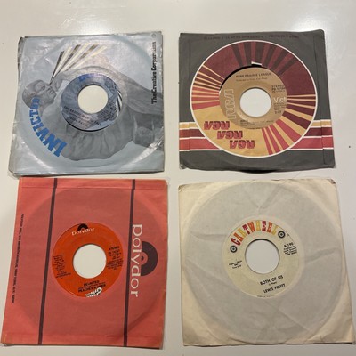 vinyl 45 Pure Prairie League Peaches & Herb Lewis Pruitt Freda Payne Lot of 4