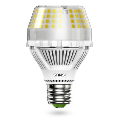 SANSI 200W Equivalent LED Light Bulb, 3000 Lumens E26 LED Bulb w/Ceramic Tech...