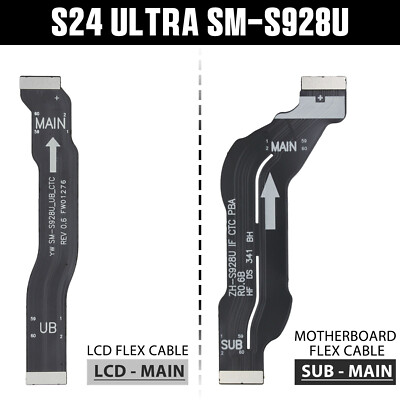 LCD /SUB Motherbaord Main Board Flex Cable For Samsung Galaxy S24/S24+/S24 Ultra