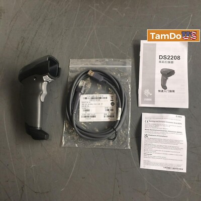 Zebra DS2208 USB 2D 1D Handheld Imager Digital Barcode Scanners