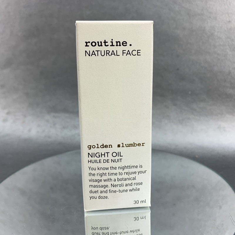 ROUTINE GOLDEN SLUMBER NIGHT FACE OIL Natural Face 30ml New