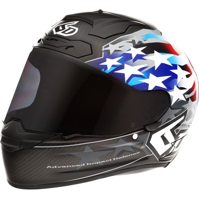 6D Helmets ATS-1R Helmet - Patriot - Red/White/Blue - Small 30-0695
