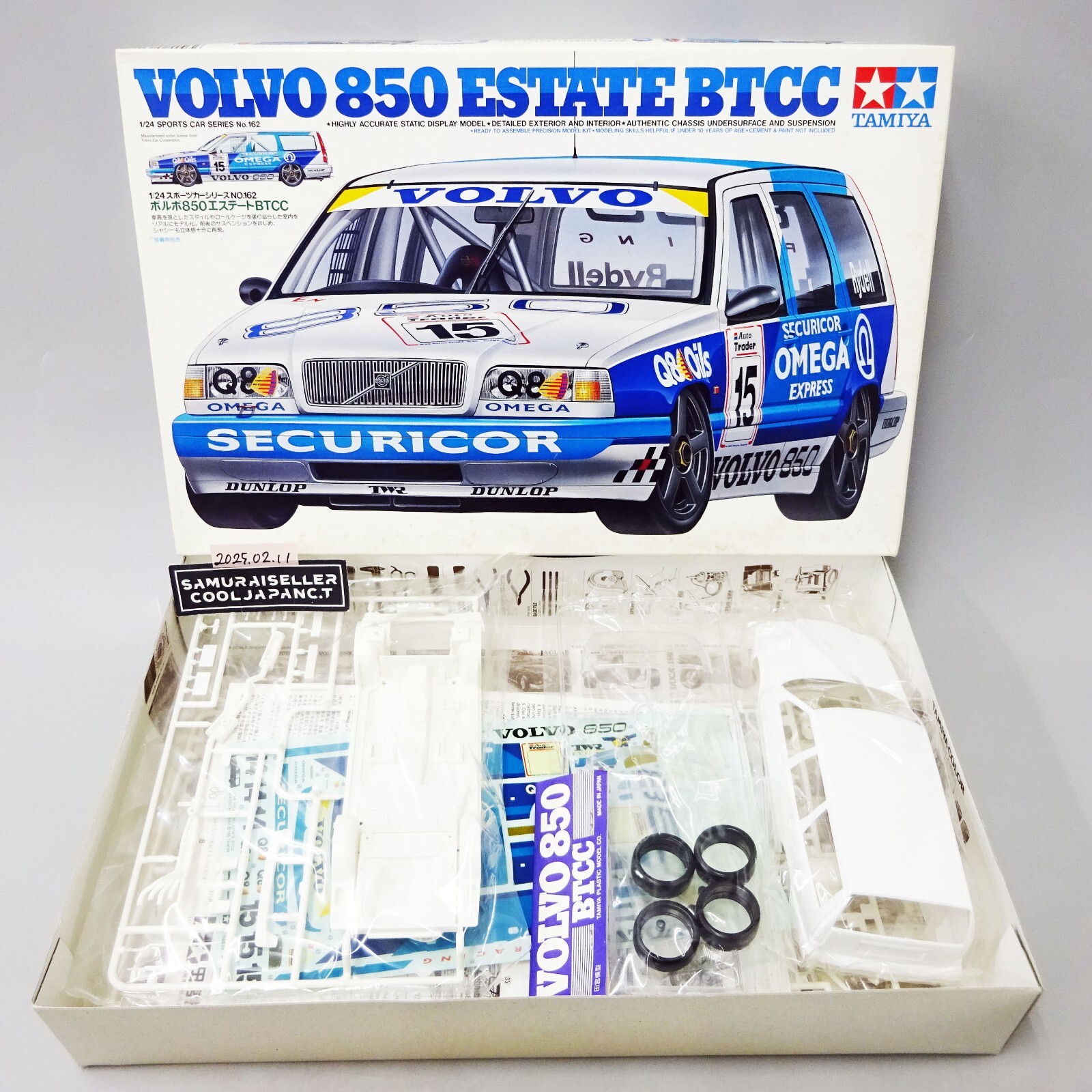Tamiya 1/24 Volvo 850 Estate BTCC model kit 24162 Japan NEW Tamiya 1/24 Volvo 850 Estate BTCC model kit 24162 Japan NEW