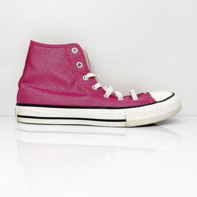 

Converse Girls Chuck Taylor All Star Hi 667569F Розовые повседневные туфли Кроссовки, размер 5, Розовый, Chuck Taylor All Star Hi