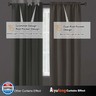 Aiyufeng Stone Blackout Curtains for Bedroom 84 Inch Length 2 Panels Set, Solid Thermal Insulated Privacy Living Room Window Treatment Curtains Blackout Drapes, W40 x L84 Inch, Stone