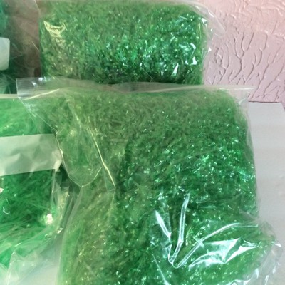Easter Basket Grass Lot 4 Bags Green Baskets Crafts