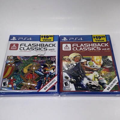 Atari Flashback Classics Volumes 1 & 2 (Sony PlayStation 4) PS4 Brand New Sealed
