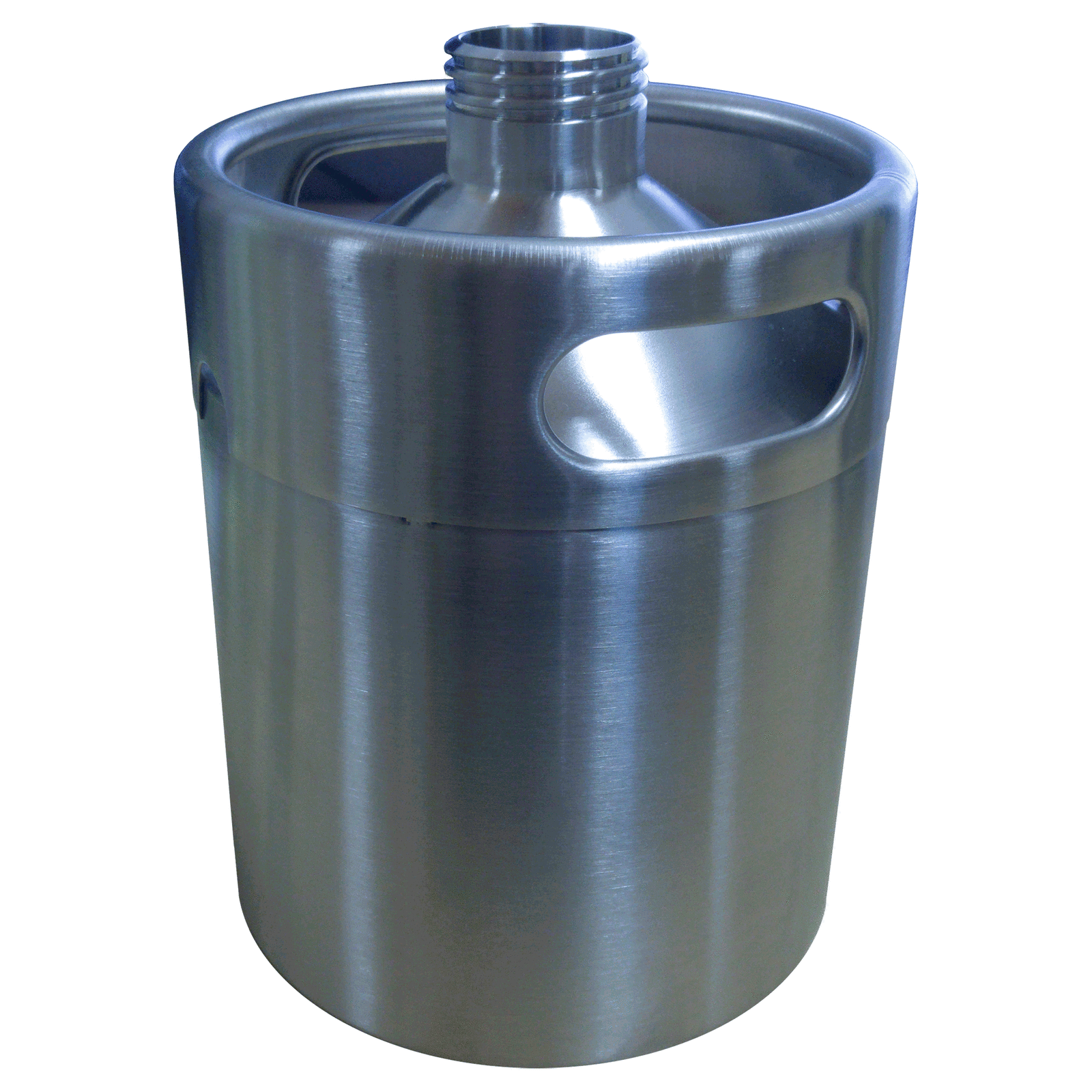 NEW STYLE 64oz (2L) Mini Keg Growler Stainless Steel USES UNIVERSAL GROWLER LID