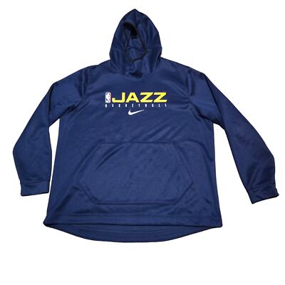 Nike Dri-Fit Utah Jazz Spotlight On Court Practice Warm-Up Hoodie Men's Size XXL