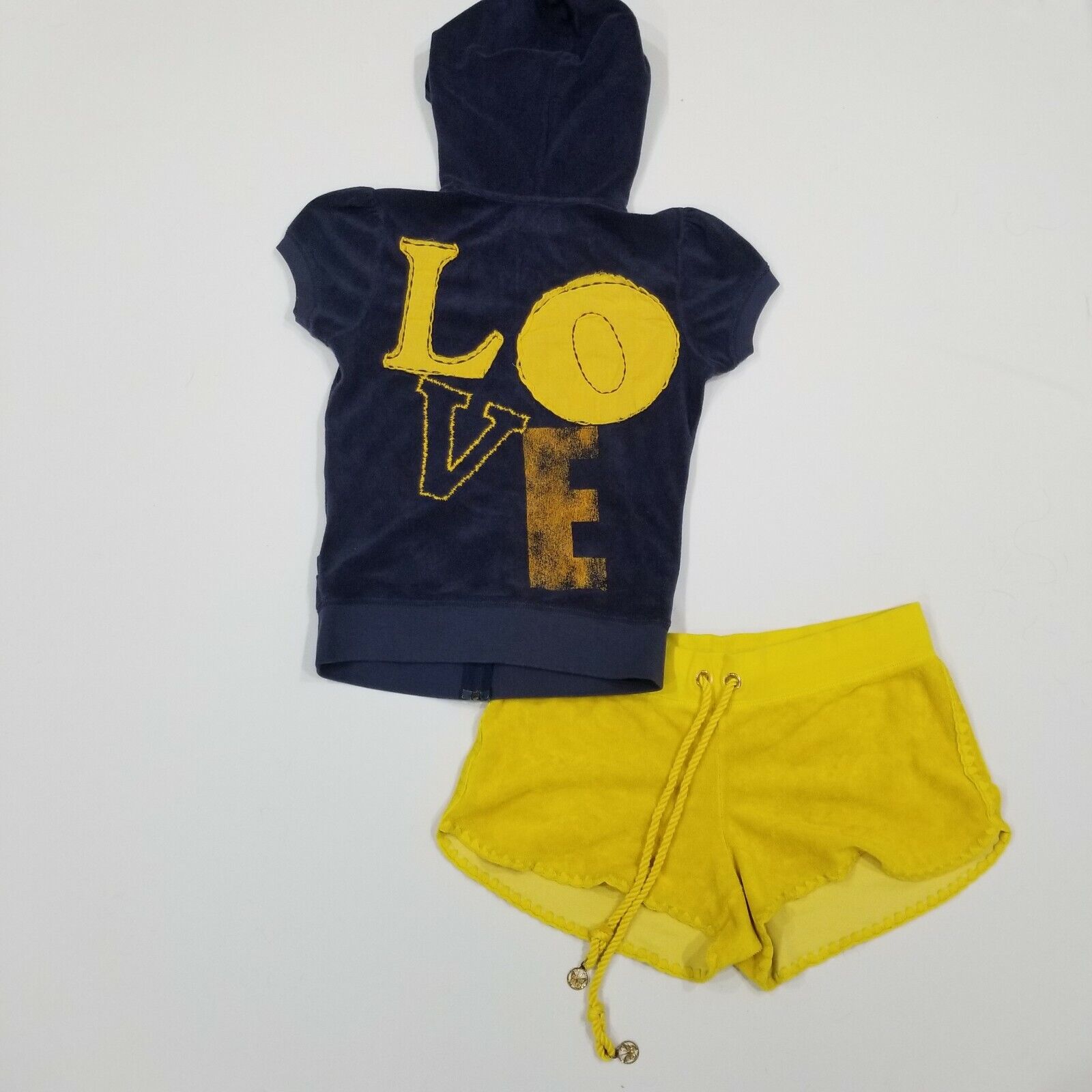 Vintage Juicy Couture Tracksuit Matching Set Jacket Shorts Vintage Juicy Couture Tracksuit Matching Set Jacket Shorts