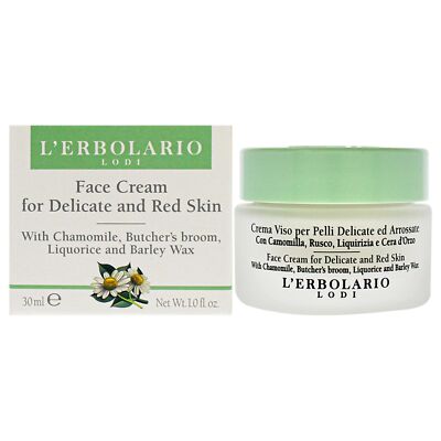 LErbolario Face Cream for Delicate and Red Skin For Women 1 oz Cream