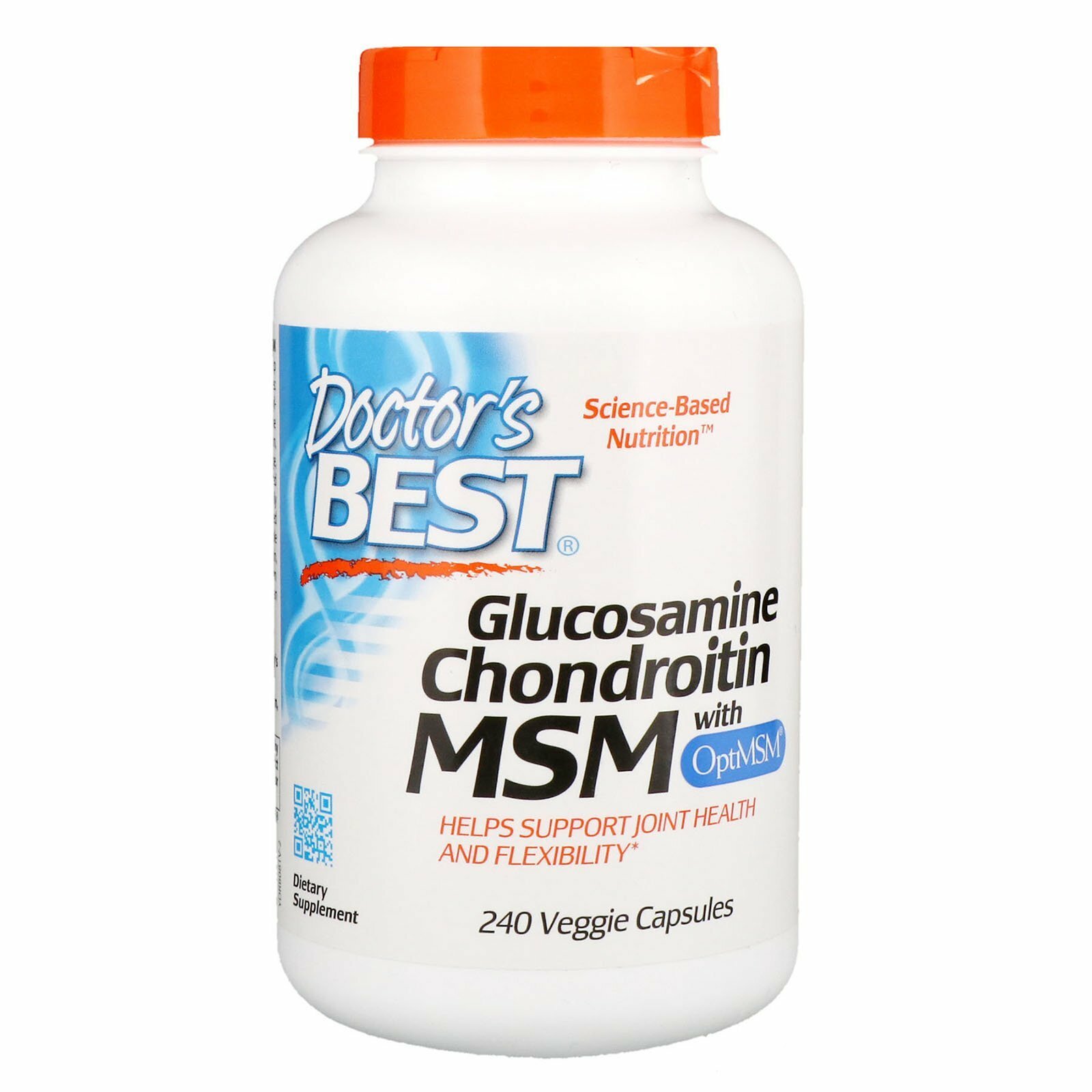 Doctor's Best, Glucosamine Chondroitin MSM with OptiMSM, 240 Veggie