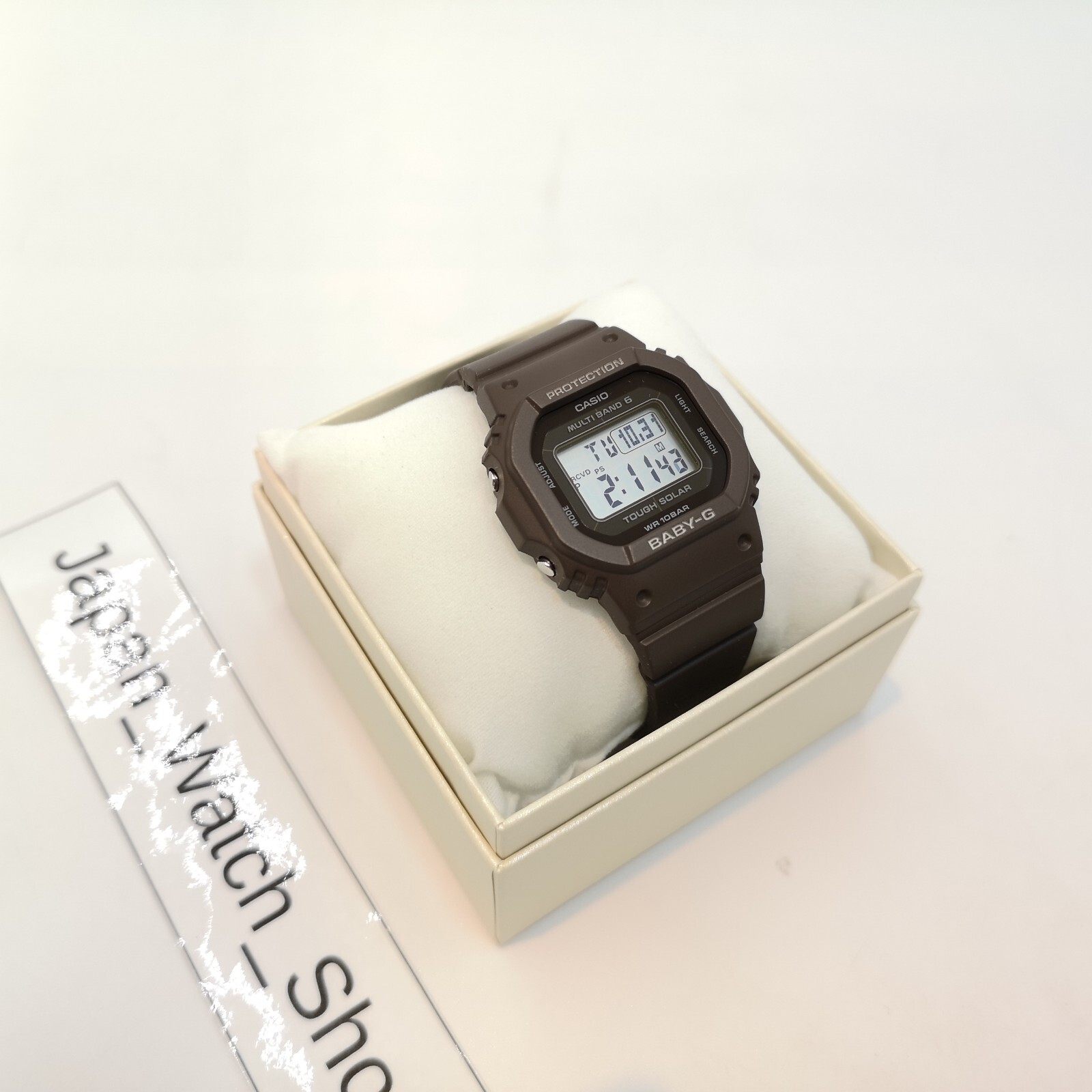 Pre-owned Casio Baby-g Bgd-5650-5jf Brown Black Chronograph Quartz Womens Watch In Box