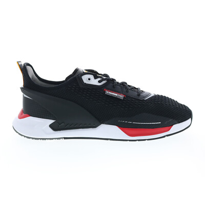 

Puma Scuderia Ferrari lonspeed Мужские черные парусиновые кроссовки для мотоспорта Обувь, Черный, Puma SF Ferrari Ionspeed