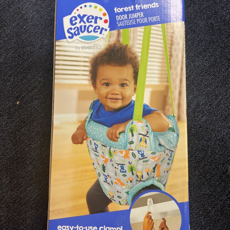 Evenflo Exersaucer Door Jumper H-73 Forest Friends Easy-to-use Clamp NIB
