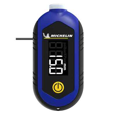 Michelin DIGITAL TIRE TREAD DEPTH & PRESSURE GAUGE 5-99 PSI LED FLASHLIGHT AUTO