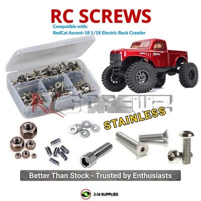 RCScrewZ Stainless Screw Kit rer085 for RedCat Ascent-18 1/18 Rock Crawler | SET