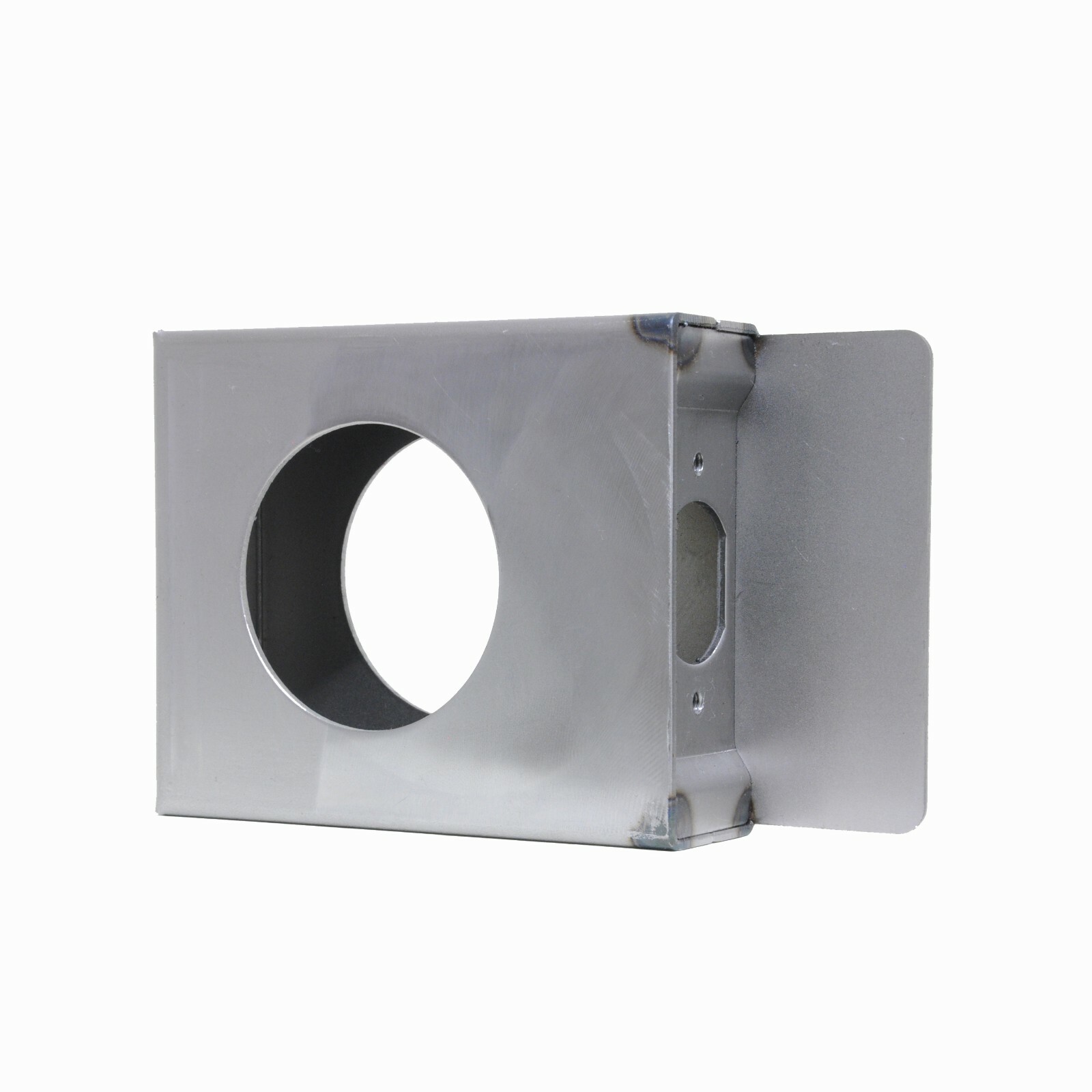 Lockbox Single Hole for Gates Steel Doors Weld on | 3 1/2