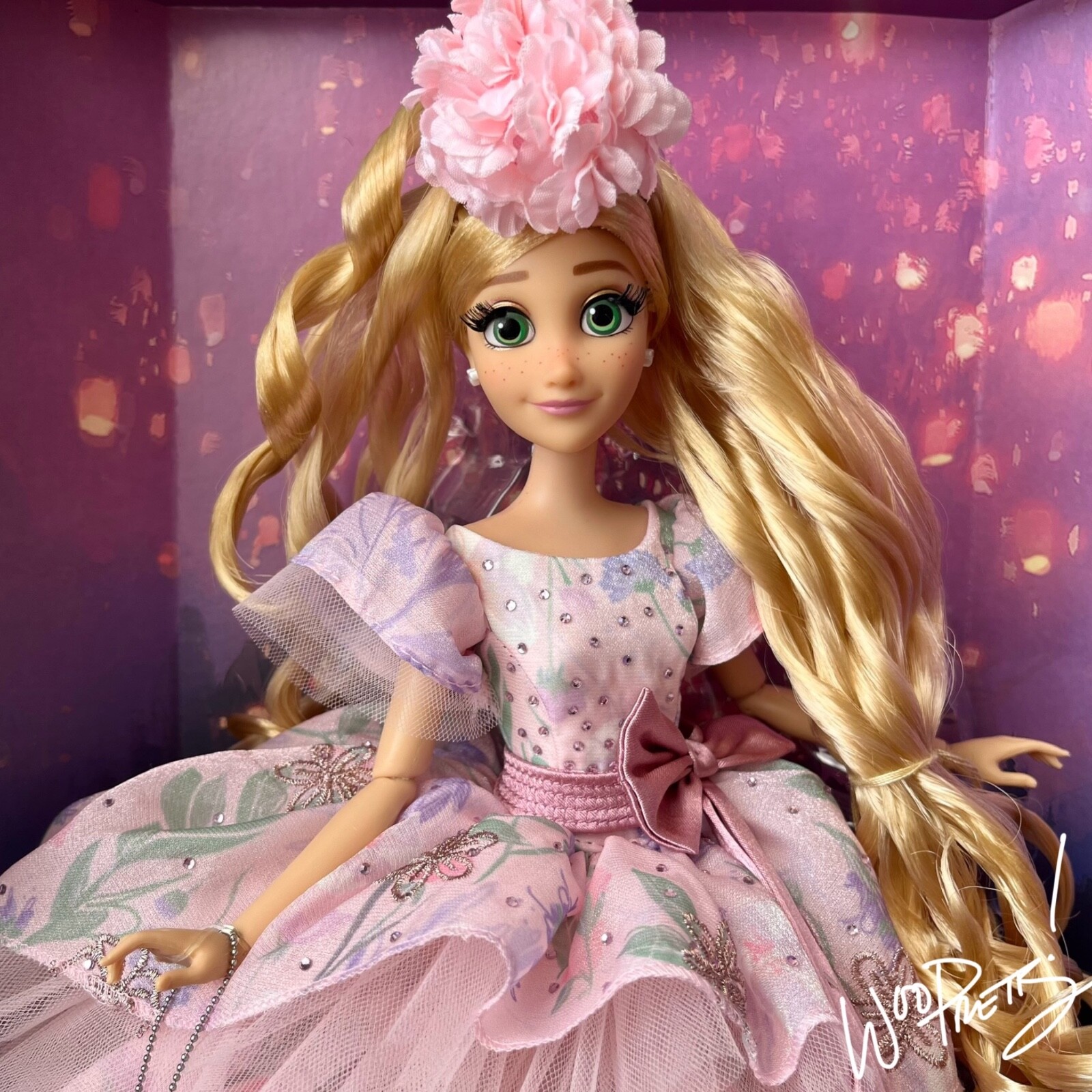 美品 Disney Showcase ラプンツェル My New Dream Jim Shore Disney Traditions - My New Dream Rapunzel and