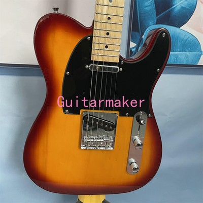 TL Electric Guitar SS Pickups Fixed Bridge Maple Neck Basswood Body 6 String