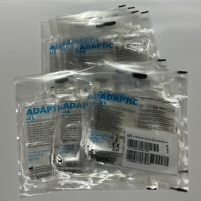Adaptic Non Adhering Dressing 7.6cm X 7.6cm (3 In X 3 In) 10 Pack New