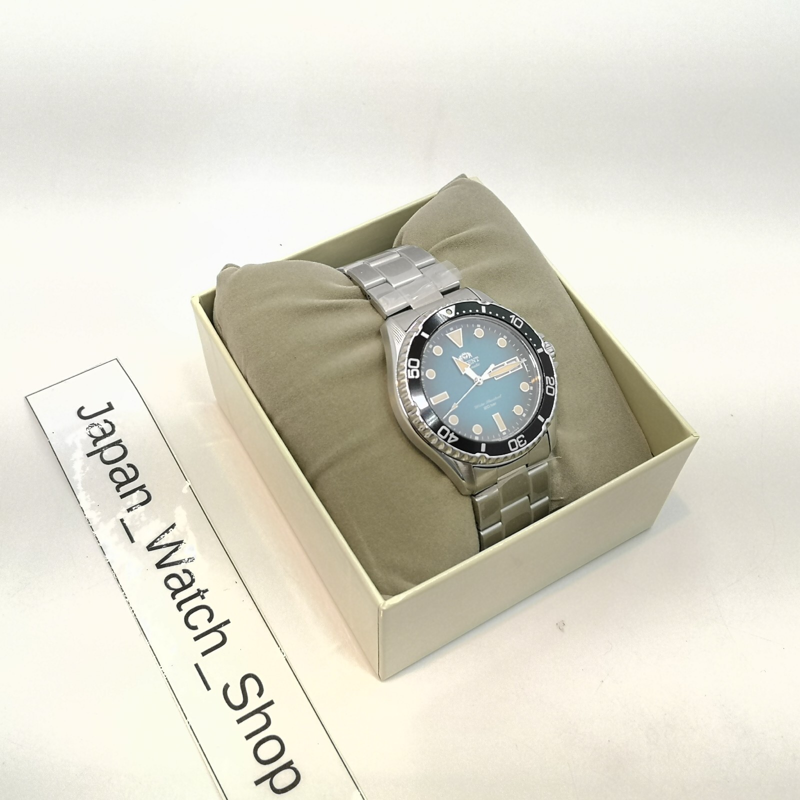 Pre-owned Orient Sports Rn-aa0811e Blue Mechanical Automatic Men's Watch In Box