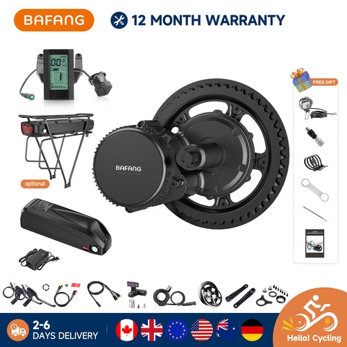 Bafang 36V/48V 500W-750W BBS02B Mid Drive Motor DIY Conversi