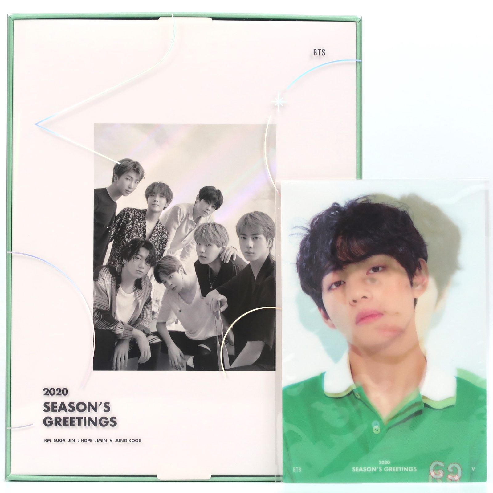 BTS 2020 Season's Greetings Complete Set V Lenticular Card | eBay