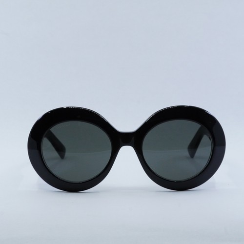 Pre-owned Gucci Gg1647s 007 Black/gray 54-21-140 Sunglasses Authentic