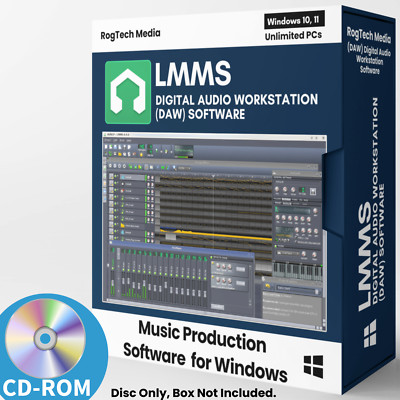 DAW Software - Multi-track Audio Editing, Mixing, MIDI, Beats, Production on CD
