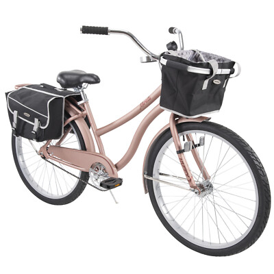 rose gold cruiser bike