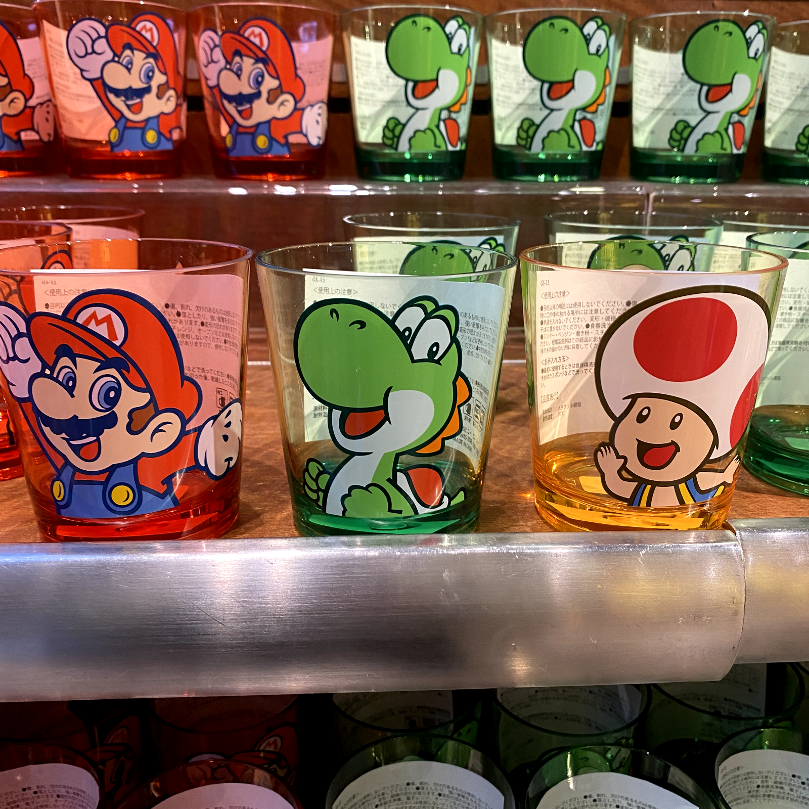 Super Nintendo World Limited Colorful Long Cup Set of 3 USJ Super Nintendo World Limited Colorful Long Cup Set of 3 USJ