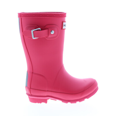 

Розовые резиновые сапоги Hunter Little Kids Original Boot KFT5000RMA-RBP для мальчиков и девочек, Розовый, Hunter Original