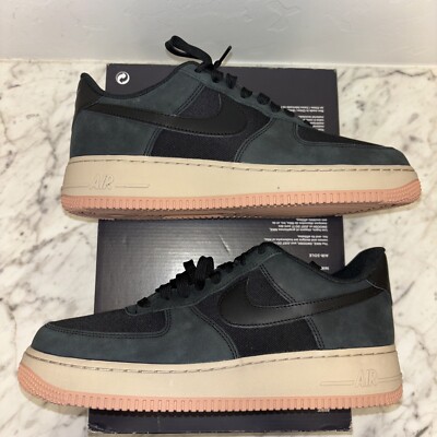 NEW Nike Air Force 1 '07 LX Black Red Stardust Low Top FB8876 001 Men Size 9 AF1