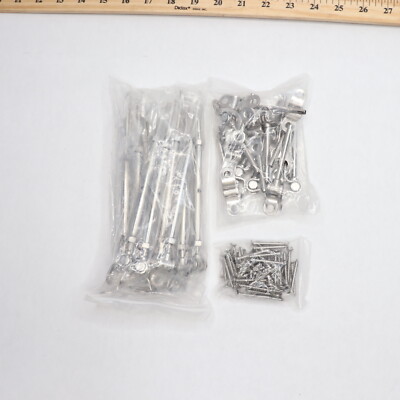 (12-Pk) Muzata Cable Railing Kit Swage Toggle Turnbuckle Stainless Steel 1/8''