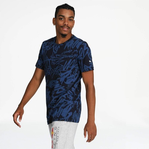 

[595155-01] Мужская футболка Puma RBR Red Bull Racing AOP, Черный
