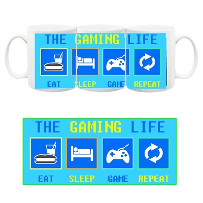 Gaming Life Tazza Ceramica Mug Cup Game Videogiochi Videogioco Gamer