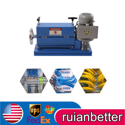 Automatic Electric Wire Stripping Machine 1.5mm-38mm Cutting Speed 1400r/min 