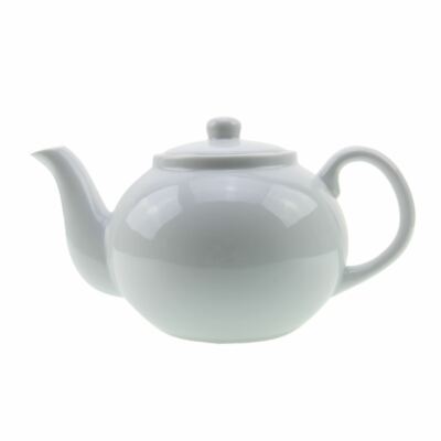 CILIO Porzellan Teekanne / Kaffeekanne 1,25 Liter weiß