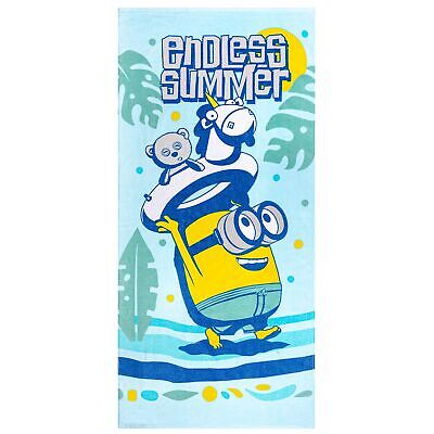 Minions Endless Summer Beach Towel 28x58 100% Cotton