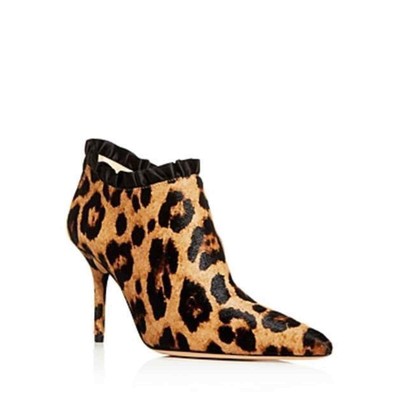 

Женские ботильоны Charlotte Olympia из телячьего волоса с леопардовым принтом, размер ЕС 37,5, США 7, Multicolor