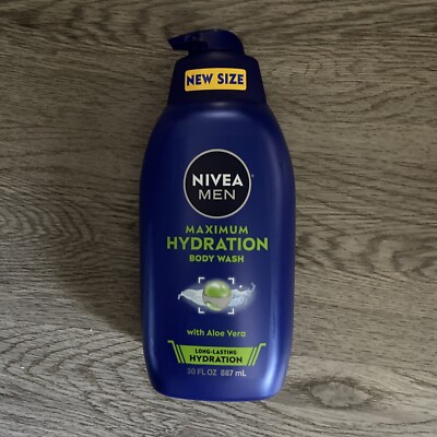 Men, Maximum Hydration Body Wash with Aloe Vera, 30 fl oz (887 ml)