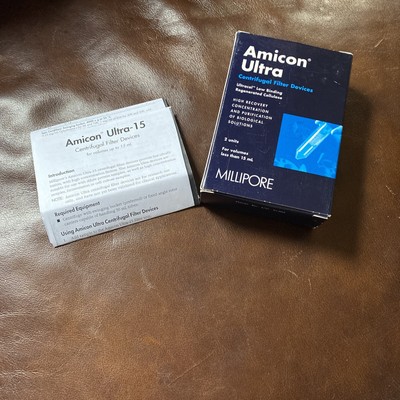 Millipore Amicon Ultra-15 Centrifugal Filter Devises 2 Pack