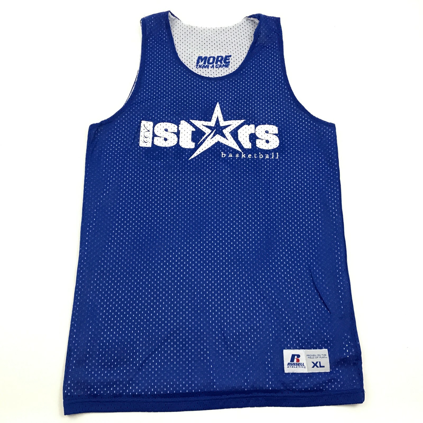 Mehr Als Ein Spiel Basketball Trikot Jugend Größe XL Blau Weiß Tank Top