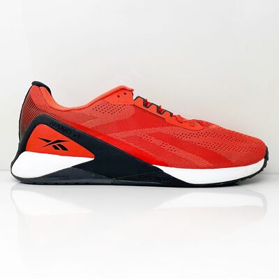 Reebok Mens Nano X1 FX3244 Красные кроссовки для бега, размер 14