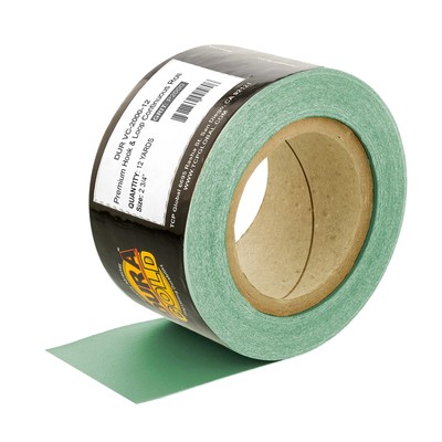 Dura-Gold 2000 Grit Green Film Longboard Sandpaper Roll 2-3/4" Wide, Hook & Loop