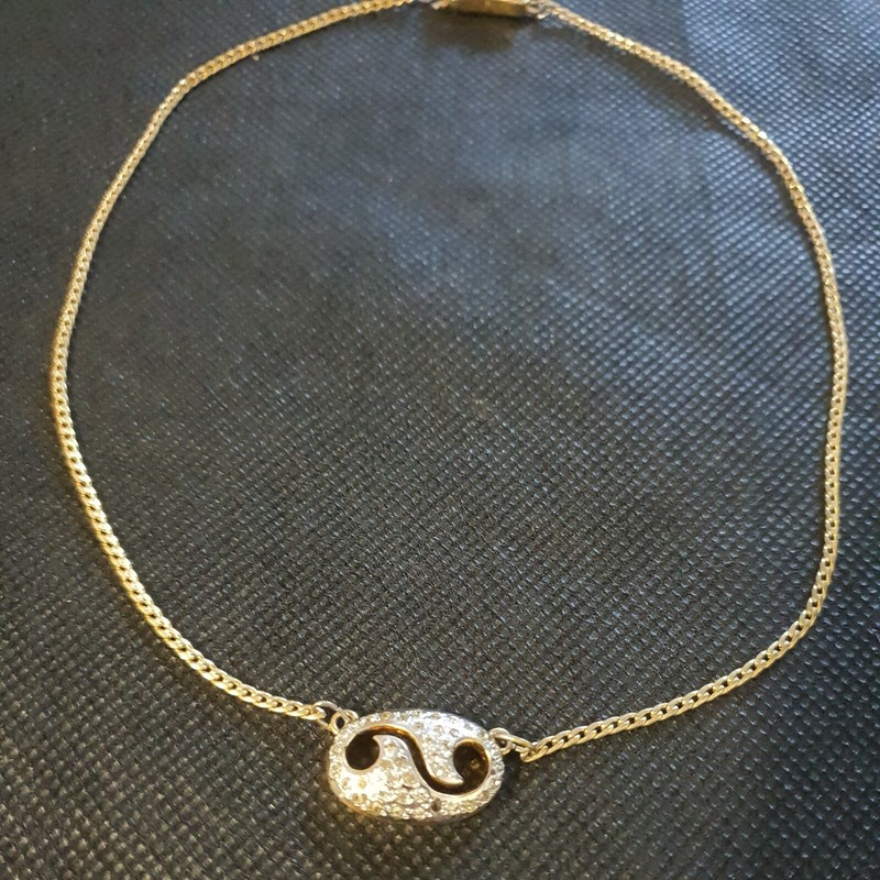 Collier Fantaisie Createur Pierre Cardin MÃ©Tal DorÃ© Ref F970