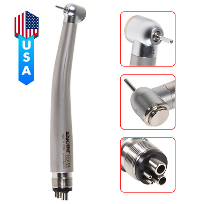 Dental High Speed (E-generator LED) Air Turbine Handpiece 4 Holes fit NSK CE